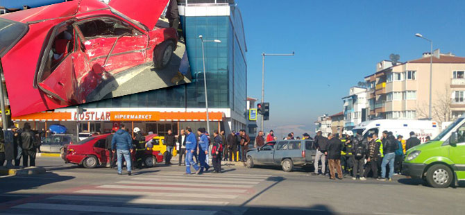 Karamürsel'de trafik kazası: 3 yaralı