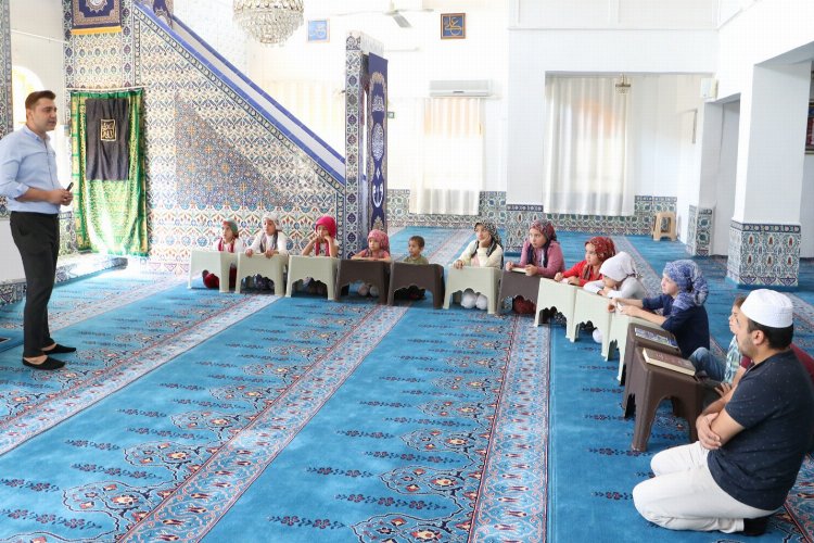 Manisa'da Kur'an kursunda 'su tasarrufu' eğitimi