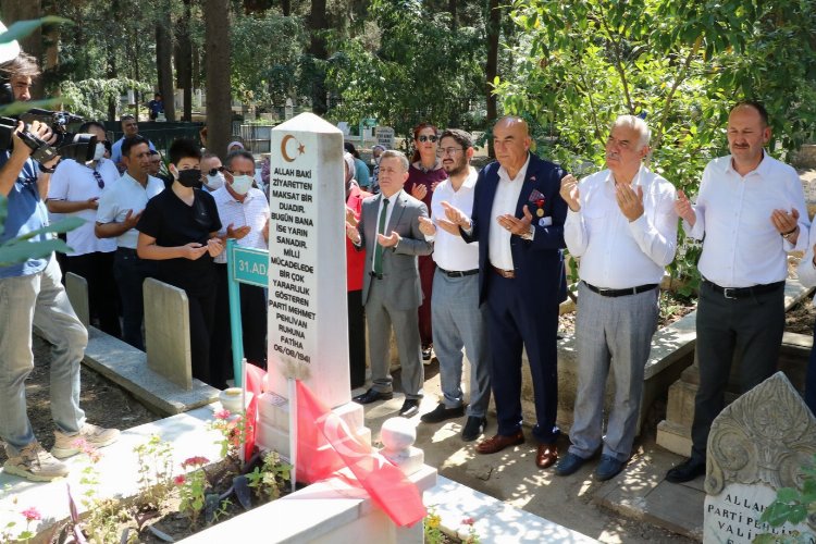Manisa'da Parti Pehlivan mezarı başında anıldı