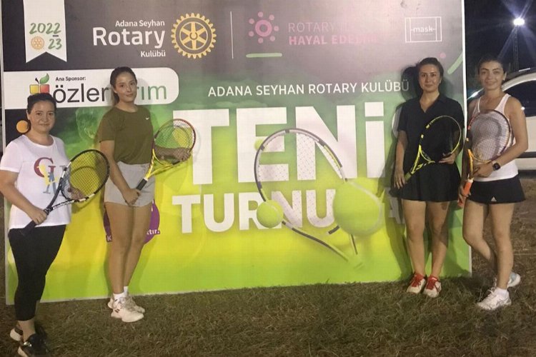 Adana Seyhan Rotary’nin Tenis Turnuvası sona erdi