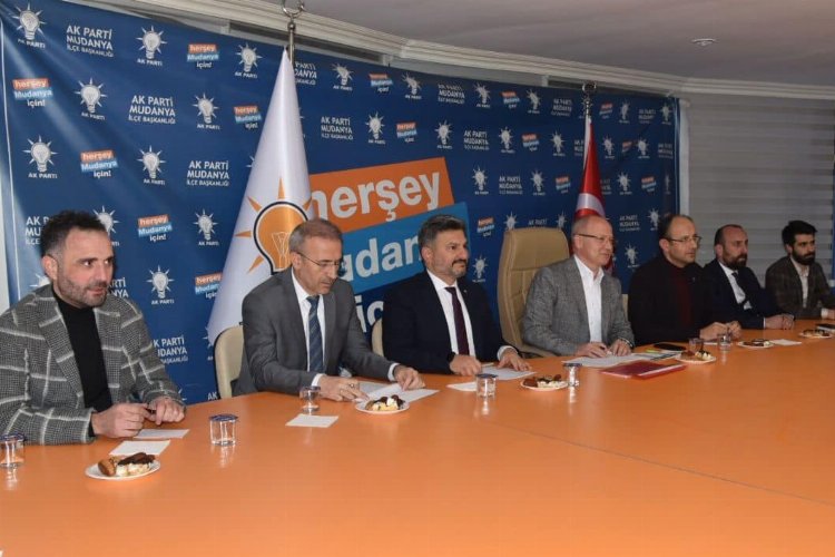 AK Parti Bursa'dan Mudanya'ya teşkilat ziyareti