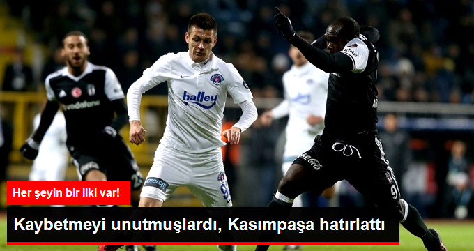 Beşiktaş Deplasmanda Kasımpaşa'ya 2-1 Mağlup Oldu