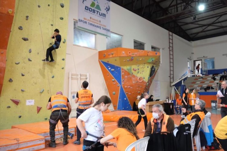 Bursa İnegöl'de 'Spor Tırmanış Yarışmaları' nefes kesti