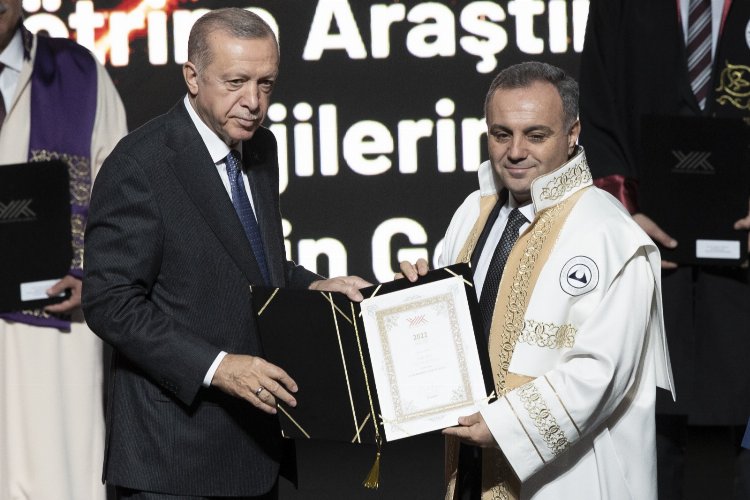 ERÜ’ye Cumhurbaşkanı Recep Tayyip Erdoğan’dan Ödül