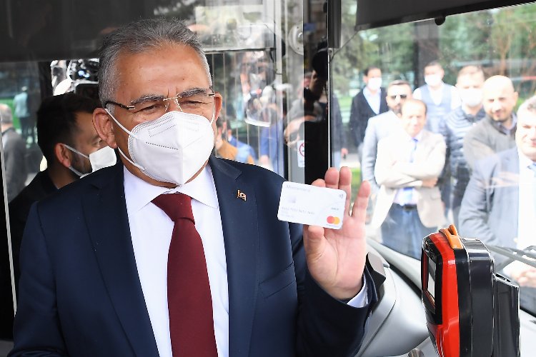 Kayseri'de temassız karta 1 biniş ücretsiz!