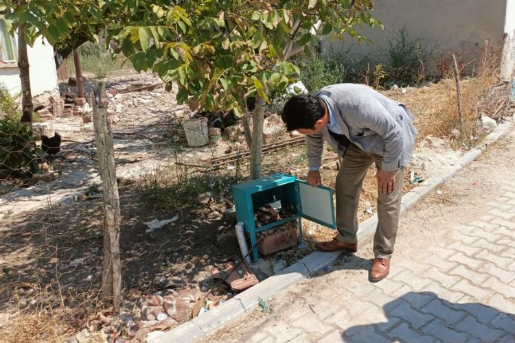 Manisa Saruhanlı'da su sayaçları hane dışına taşınıyor
