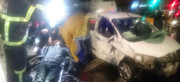 Santral Kavşağı'nda feci kaza: 1 ölü 4 yaralı
