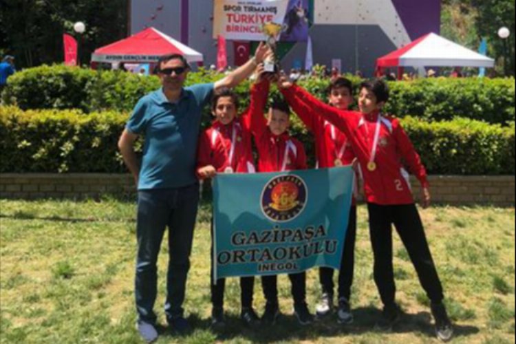 Spor Tırmanış Türkiye Şampiyonları Bursa İnegöl’den